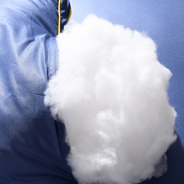 91家纺网 家纺一手货源 找家纺 雅晨枕芯 2025新款烫钻酒店枕舒适柔软羽丝绒枕头枕芯 深蓝-高枕 48*74cm/只