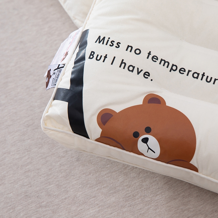 91家纺网 家纺一手货源 找家纺 （总）雅晨枕芯 2025新款枕芯A类无荧光全棉A+熊儿童酒店低枕头枕芯