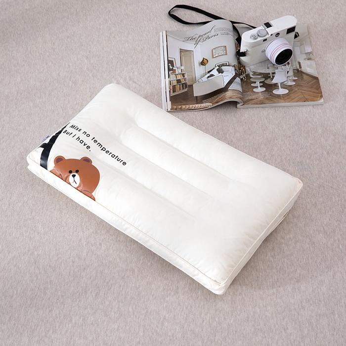 91家纺网 家纺一手货源 找家纺 （总）雅晨枕芯 2025新款枕芯A类无荧光全棉A+熊儿童酒店低枕头枕芯