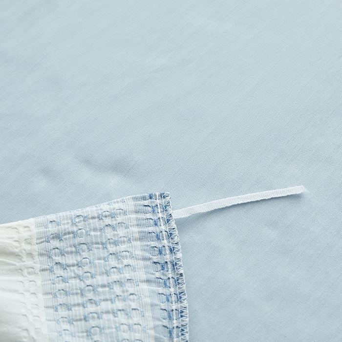 91家纺网 家纺一手货源 找家纺 （总）怡家居 2025新款全棉纯棉提花华夫格渐变色四件套