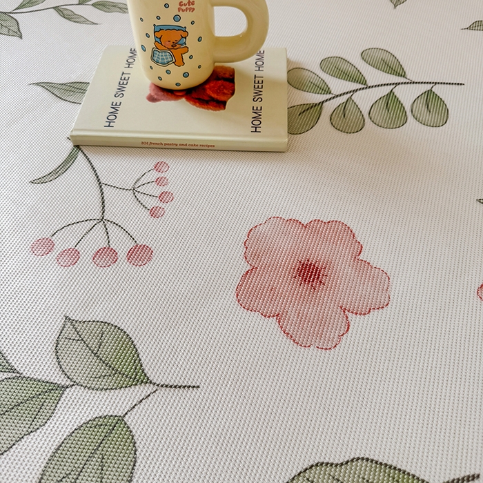 91家纺网 家纺一手货源 找家纺 安哆啦家纺 2025新款A类小清新卡通学生季宿舍床儿童用冰藤凉席席子两件套 冰藤席-花丛间