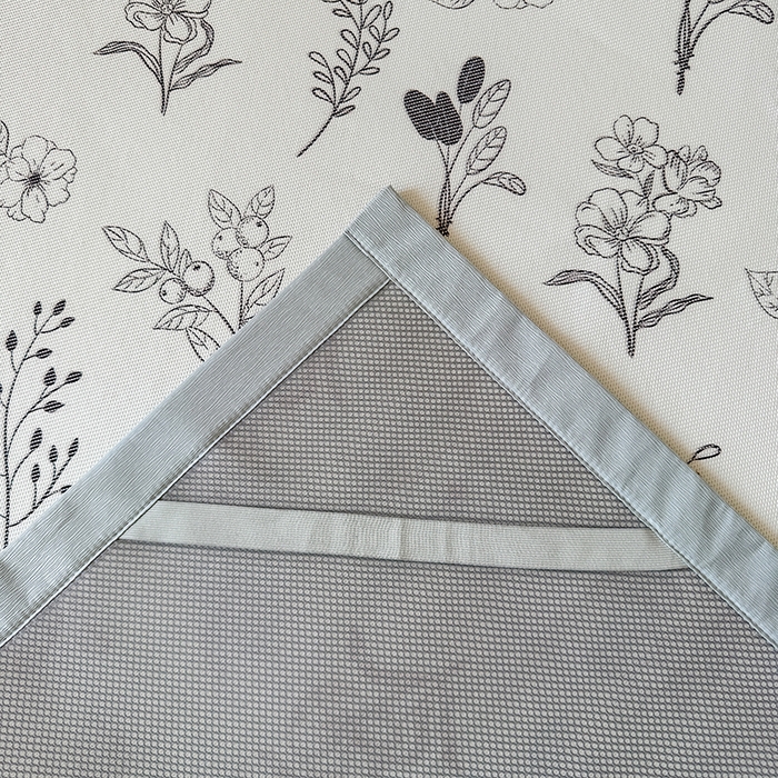 91家纺网 家纺一手货源 找家纺 安哆啦家纺 2025新款A类小清新卡通学生季宿舍床儿童用冰藤凉席席子两件套 冰藤席-空墨