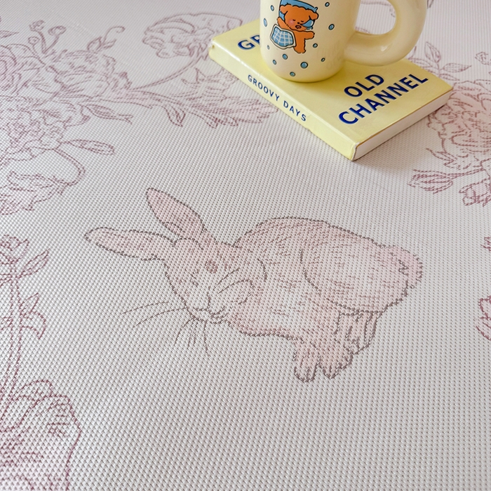 91家纺网 家纺一手货源 找家纺 安哆啦家纺 2025新款A类小清新卡通学生季宿舍床儿童用冰藤凉席席子两件套 冰藤席-免小姐的花