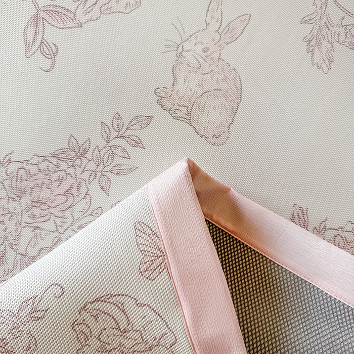 91家纺网 家纺一手货源 找家纺 安哆啦家纺 2025新款A类小清新卡通学生季宿舍床儿童用冰藤凉席席子两件套 冰藤席-免小姐的花