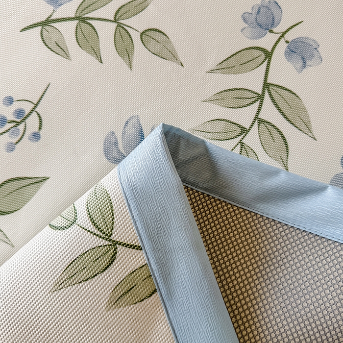 91家纺网 家纺一手货源 找家纺 安哆啦家纺 2025新款A类小清新卡通学生季宿舍床儿童用冰藤凉席席子两件套 冰藤席-森林来信