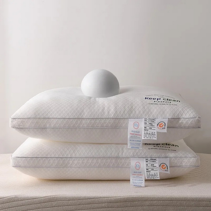 91家纺网 家纺一手货源 找家纺 （总）雅晨枕芯 2025新款Keep针织水立方羽丝枕家用睡眠酒店成人学生宿舍单人枕芯