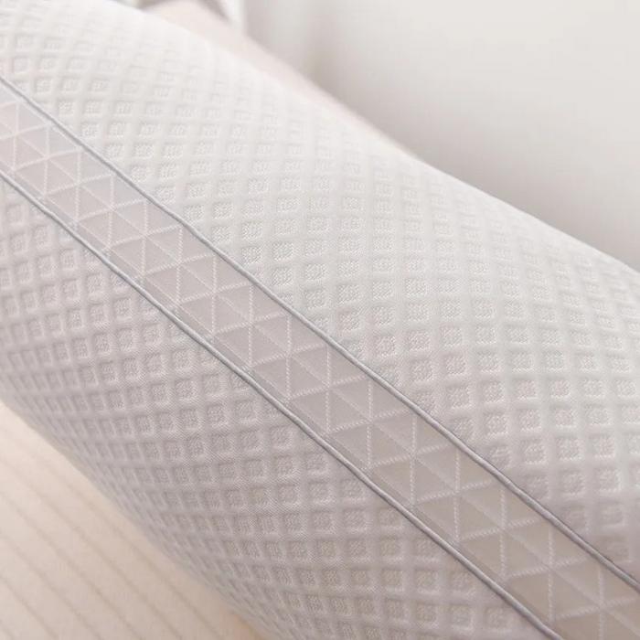 91家纺网 家纺一手货源 找家纺 （总）雅晨枕芯 2025新款Keep针织水立方羽丝枕家用睡眠酒店成人学生宿舍单人枕芯