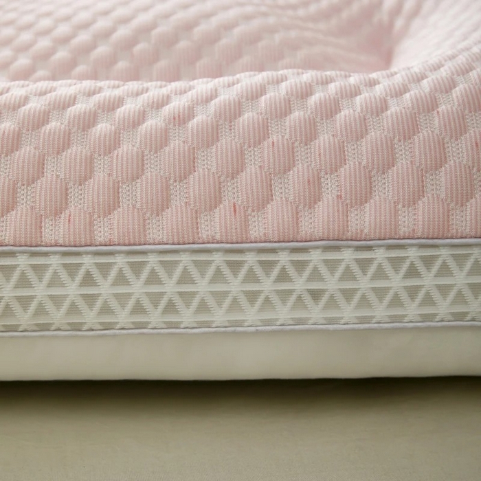 91家纺网 家纺一手货源 找家纺 （总）雅晨枕芯 2025新款夏季天冰丝凉感冰豆豆护颈按摩枕头枕芯