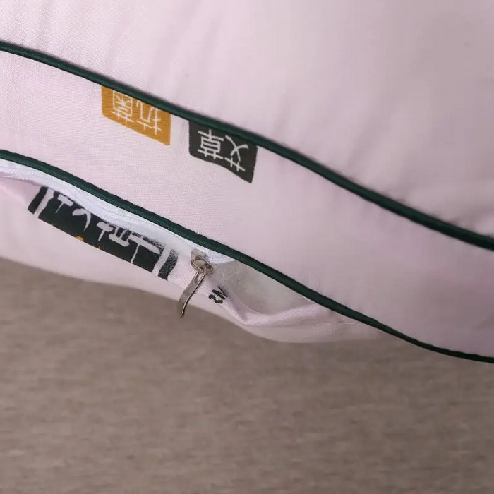 91家纺网 家纺一手货源 找家纺 雅晨枕芯 2025新款直播热品艾草枕头艾草驱蚊枕芯立体艾草抗菌枕头枕芯 双边立体艾草粉 48x74cm/只低枕600g