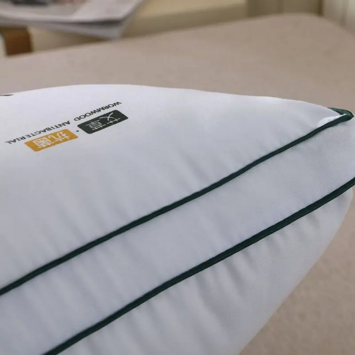 91家纺网 家纺一手货源 找家纺 雅晨枕芯 2025新款直播热品艾草枕头艾草驱蚊枕芯立体艾草抗菌枕头枕芯 双边立体艾草蓝 48x74cm/只低枕600g