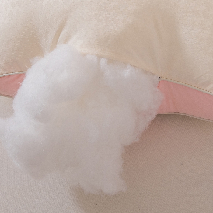 91家纺网 家纺一手货源 找家纺 雅晨枕芯 2025新款云柔定型护颈枕 云柔定型护颈枕粉色 48x74cm/只高枕