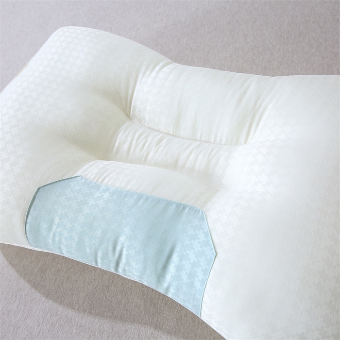 91家纺网 家纺一手货源 找家纺 雅晨枕芯 2025新款云柔定型护颈枕 云柔定型护颈枕蓝色 48x74cm/只高枕
