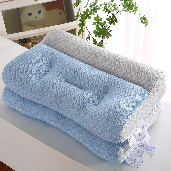 91家纺网 家纺一手货源 找家纺 （总）雅晨枕芯 2025新款夏季凉感冰豆豆牵引枕头枕芯单人护颈椎助睡眠枕头枕芯