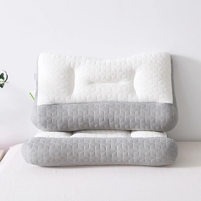 （总）雅晨枕芯 2025新款日式骨科乳胶片按摩反弓牵引枕分区护颈椎枕头助睡眠枕芯