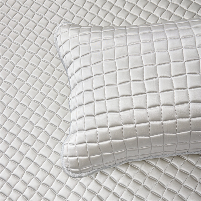 91家纺网 家纺一手货源 找家纺 罗优家纺 2025新款水光美 肤冰块凉席 浅银灰