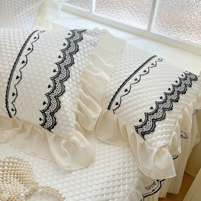 91家纺网 家纺一手货源 找家纺 （总）网红馆（ck家纺） 2025新款凉豆豆床裙款凉席三件套-露茜公主