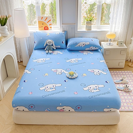 爱丽丝 2025新款正版授权三丽鸥全棉单床笠 甜品玉桂狗