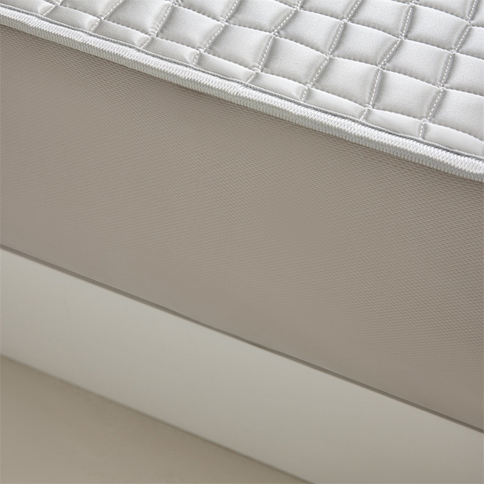 91家纺网 家纺一手货源 找家纺 罗优家纺 2025新款水光美 肤冰块凉席 浅银灰