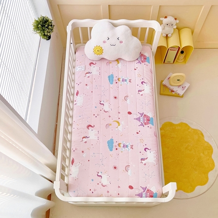 御棉坊 2025新款A类水洗棉儿童4D床垫 城堡飞马