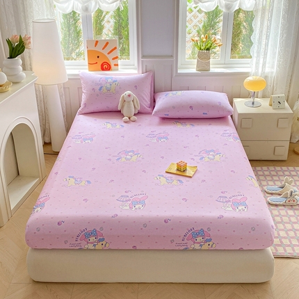 爱丽丝 2025新款正版授权三丽鸥全棉单床笠 木马美乐蒂