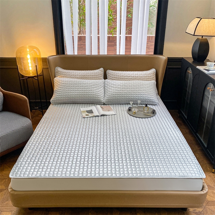 91家纺网 家纺一手货源 找家纺 （总）罗优家纺 2025新款冰丝绸冰块凉席