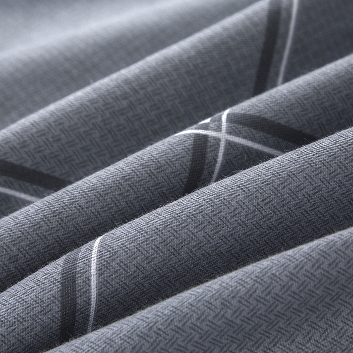 91家纺网 家纺一手货源 找家纺 乐旗 2025新款全棉12868学生宿舍三件套纯棉六件套装 水波物语