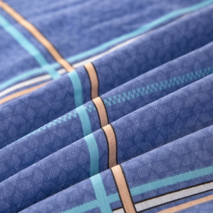 91家纺网 家纺一手货源 找家纺 乐旗 2025新款全棉12868学生宿舍三件套纯棉六件套装 活力无限