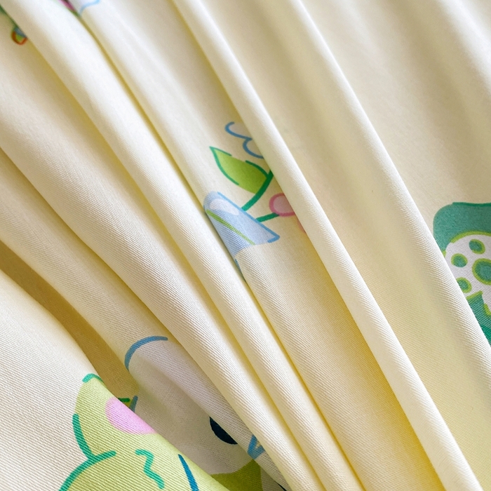 91家纺网 家纺一手货源 找家纺 爱丽丝 2025新款正版授权三丽鸥全棉40支13372单被套 萌萌大眼蛙