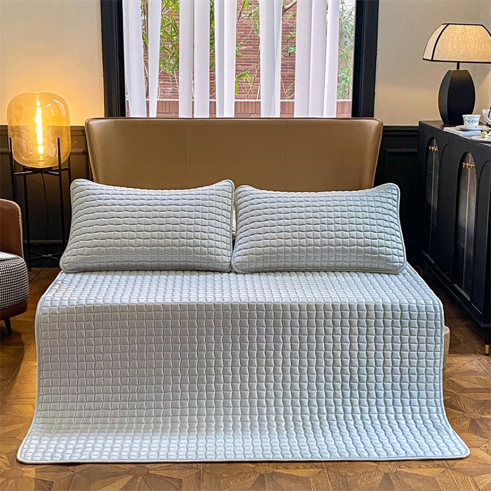 91家纺网 家纺一手货源 找家纺 （总）罗优家纺 2025新款冰丝绸冰块凉席