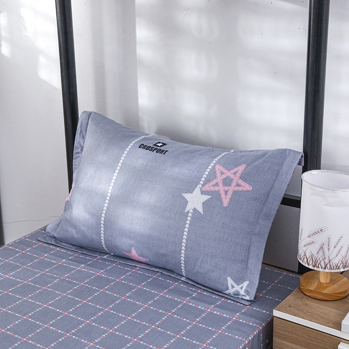 91家纺网 家纺一手货源 找家纺 乐旗 2025新款全棉12868学生宿舍三件套纯棉六件套装 梦幻星空