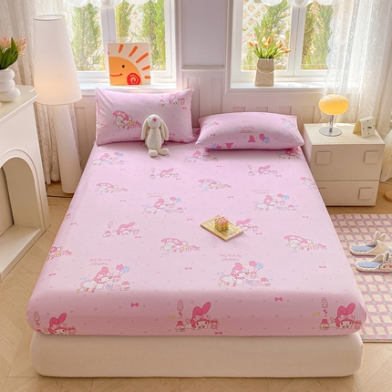 爱丽丝 2025新款正版授权三丽鸥全棉单床笠 童趣美乐蒂