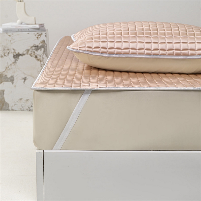 91家纺网 家纺一手货源 找家纺 （总）罗优家纺 2025新款水光美 肤冰块凉席