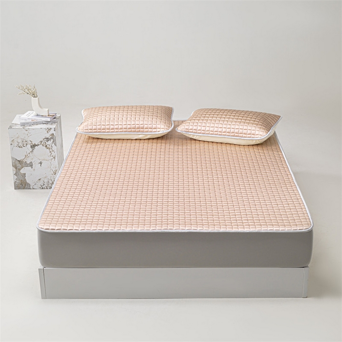 91家纺网 家纺一手货源 找家纺 （总）罗优家纺 2025新款水光美 肤冰块凉席