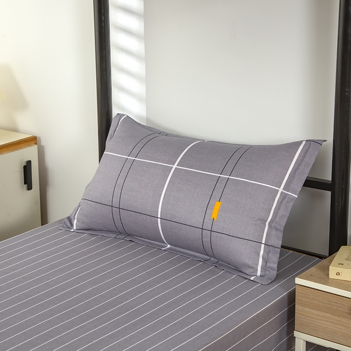 91家纺网 家纺一手货源 找家纺 乐旗 2025新款全棉12868学生宿舍三件套纯棉六件套装 青春格调