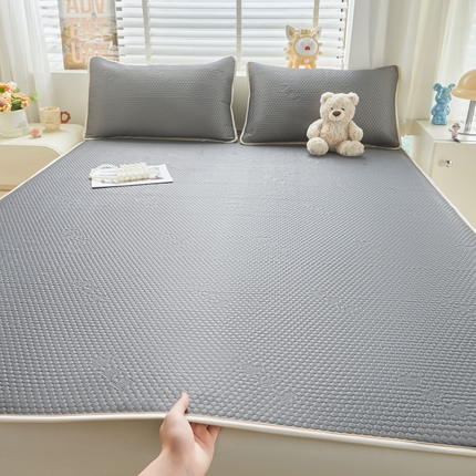 湘之帛 2025新款超声波冰豆豆凉席 高级灰