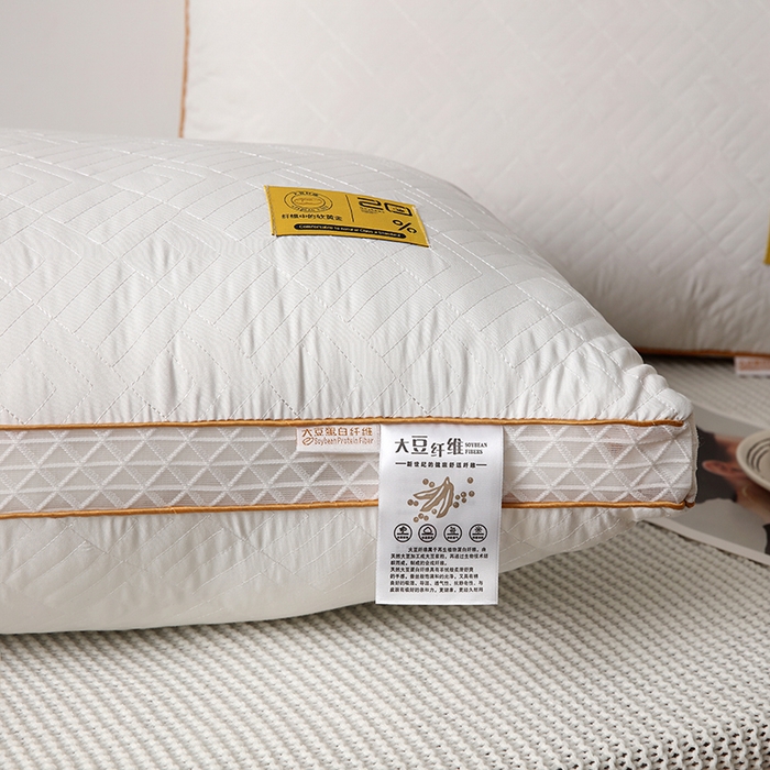 91家纺网 家纺一手货源 找家纺 （总）雅晨枕芯 2025新款大豆蛋白纤维枕立体网边枕头枕芯护颈椎助睡眠酒店枕