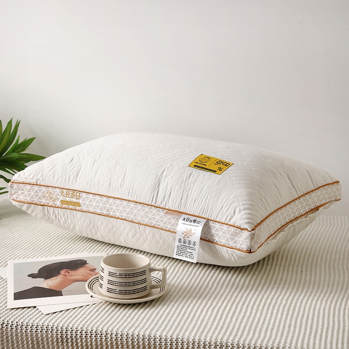 91家纺网 家纺一手货源 找家纺 （总）雅晨枕芯 2025新款大豆蛋白纤维枕立体网边枕头枕芯护颈椎助睡眠酒店枕