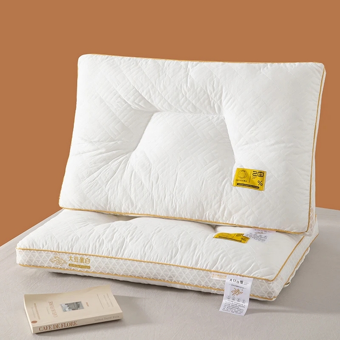 91家纺网 家纺一手货源 找家纺 （总）雅晨枕芯 2025新款大豆蛋白立体护颈椎枕头枕芯五星级酒店单人枕头宿舍家用