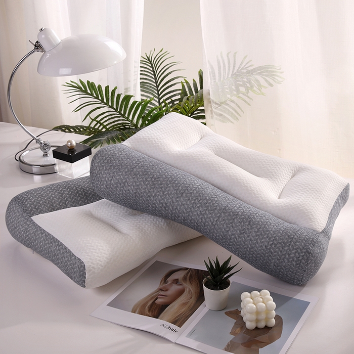 91家纺网 家纺一手货源 找家纺 （总）雅晨枕芯 2025新款针织棉SPA按摩枕水立方星级品质枕头枕芯针织棉按摩枕