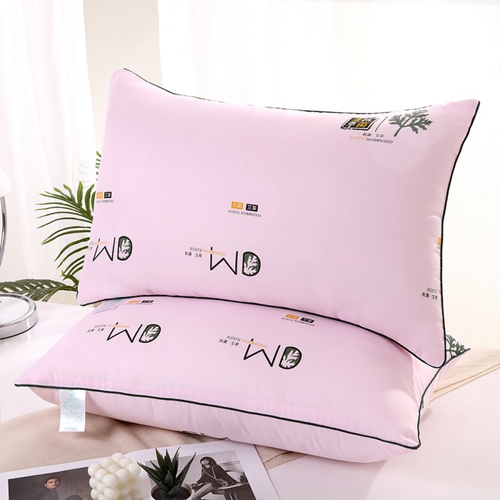 91家纺网 家纺一手货源 找家纺 （总）雅晨枕芯 2025新款艾草驱蚊枕芯枕头防菌直播热款艾草枕头护颈椎助睡眠抗菌纤维单人双人枕芯