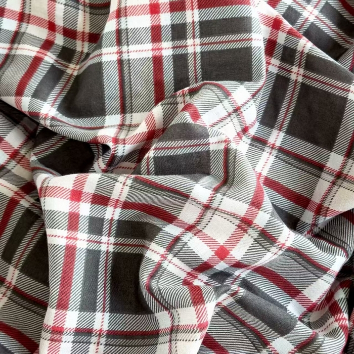 91家纺网 家纺一手货源 找家纺 栩裕纺织 2025新款全棉双层纱四件套 美式格