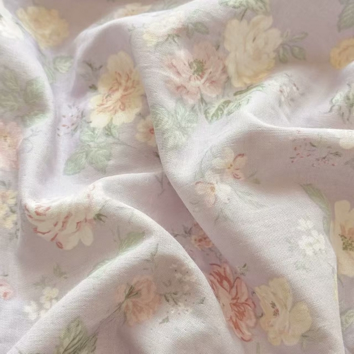 91家纺网 家纺一手货源 找家纺 栩裕纺织 2025新款全棉双层纱四件套 秘密花园