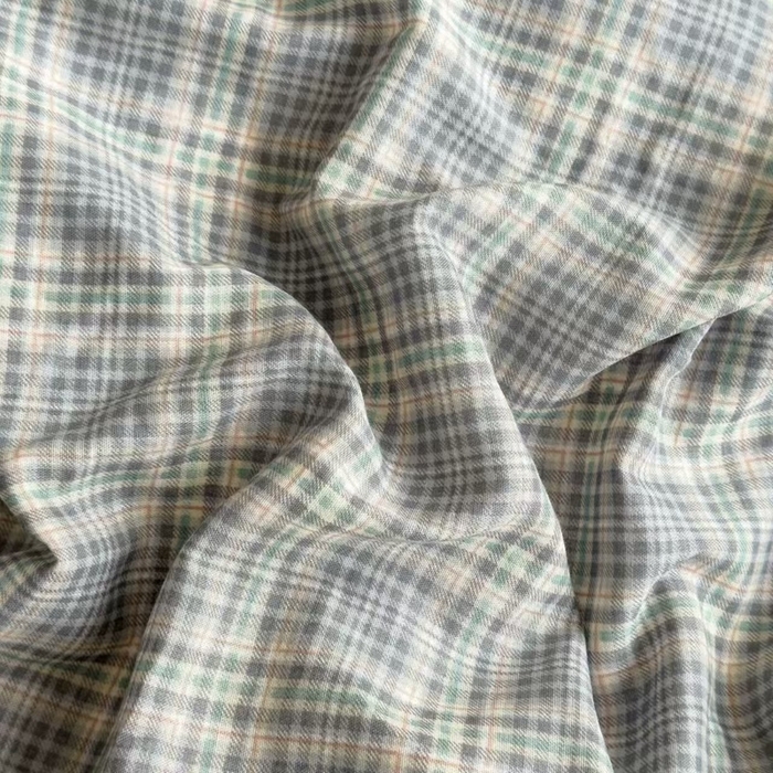 91家纺网 家纺一手货源 找家纺 栩裕纺织 2025新款全棉双层纱四件套 奶油紫格