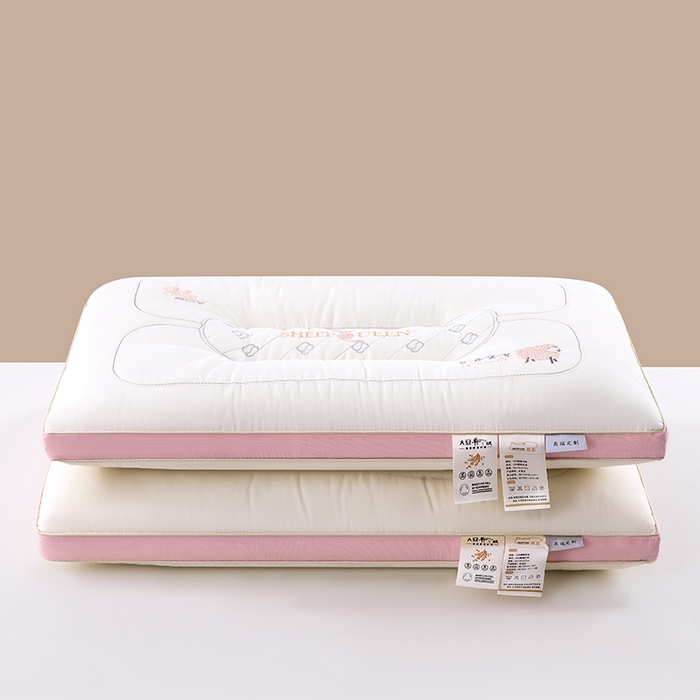 91家纺网 家纺一手货源 找家纺 质先生枕皮 2025新款大豆羊绒枕枕头枕芯枕皮 白色 48x74cm枕皮一只