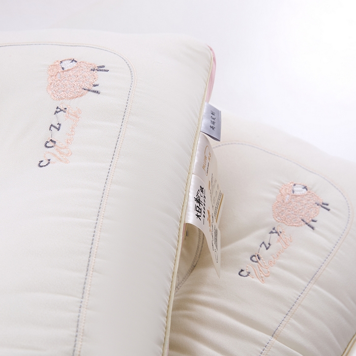 91家纺网 家纺一手货源 找家纺 质先生枕皮 2025新款大豆羊绒枕枕头枕芯枕皮 白色 48x74cm枕皮一只