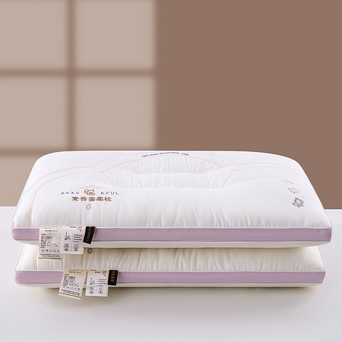 91家纺网 家纺一手货源 找家纺 （总）质先生枕皮 2025新款提花麦香蚕柔枕枕头枕芯枕皮