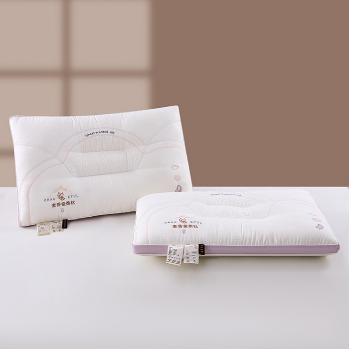 91家纺网 家纺一手货源 找家纺 （总）质先生枕皮 2025新款提花麦香蚕柔枕枕头枕芯枕皮