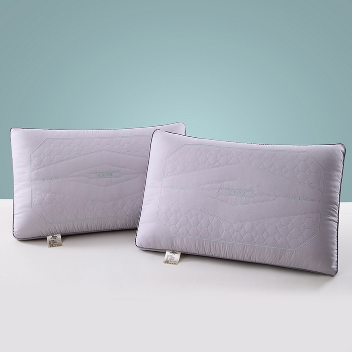 91家纺网 家纺一手货源 找家纺 质先生枕皮 2025新款豆本护颈热熔枕枕头枕芯枕皮 灰色 48x74cm枕皮一只