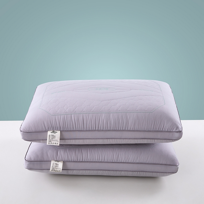 91家纺网 家纺一手货源 找家纺 质先生枕皮 2025新款豆本护颈热熔枕枕头枕芯枕皮 灰色 48x74cm枕皮一只