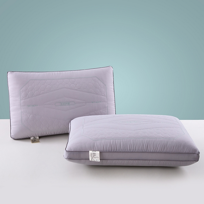 91家纺网 家纺一手货源 找家纺 质先生枕皮 2025新款豆本护颈热熔枕枕头枕芯枕皮 灰色 48x74cm枕皮一只